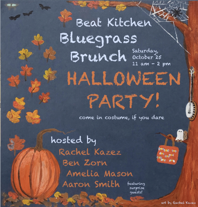 Bluegrass Brunch Halloween Party Flyer